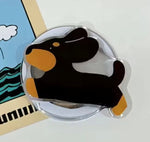 French Dachshund Mobile Phone Stand & Grip