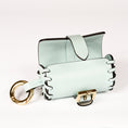 Load image into Gallery viewer, Napa Leather Dog Waste Bag Holder in Cloud, Made in Italy