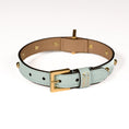Load image into Gallery viewer, Leather Dog Collar in Cloud - Sphere, Made in Italy