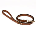 Load image into Gallery viewer, Leather Dog Leash in Brown - Classic, Made in Italy