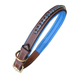 ExionPro Dark Blue Bling Dog Collar