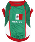 Load image into Gallery viewer, Parisian Pet 'Team Mexico' Dog & Cat T-Shirt – Patriotic Dog Shirt, Perfect for Soccer Fans – Red, White, Green