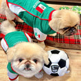 Load image into Gallery viewer, Parisian Pet 'Team Mexico' Dog & Cat T-Shirt – Patriotic Dog Shirt, Perfect for Soccer Fans – Red, White, Green