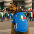 Load image into Gallery viewer, Parisian Pet 'Team Italy' Jersey for Dogs & Cats – Soccer Fan Apparel for Pets, Italy National Team Colors, Blue and White