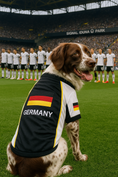 Load image into Gallery viewer, Parisian Pet 'Team Germany' - Jersey, Dog Sports Jersey for Soccer Fans, Germany Flag Dog Shirt for Dogs & Cats, Black
