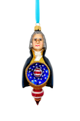 Load image into Gallery viewer, Thomas Jefferson Reflector Glass Ornament