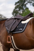 Load image into Gallery viewer, Equine Couture Luxe Saddle Pad with White Sherpa Fleece Lining - image 15