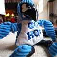 Load image into Gallery viewer, NCAA Mascot Johns Hopkins University, Jay the Blue Jay Knottie® Plush Dog Toy - image 4
