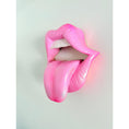 Load image into Gallery viewer, Iconic Kiss Wall Sculpture - Pink Neon Edition - iconic kiss wall sculpture, luxury wall art, product image 6