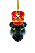 Load image into Gallery viewer, KRG Black Panther Head Polish Glass Ornament