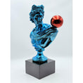 Load image into Gallery viewer, Apollo Sculpture - Blue Chrome with Red Balloon - blue chrome balloon red apollo sculpture, luxury sculpture, product image 5