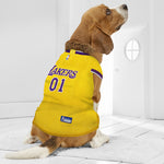 Los Angeles Lakers Dog Jersey