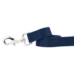 Navy Blue Nylon Dog Leash