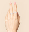 Load image into Gallery viewer, OLIVE & CHAIN Diamond Cigar Band - Yellow Gold, 3.6mm, 5.0