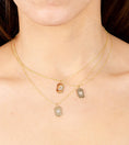 Load image into Gallery viewer, OLIVE & CHAIN Diamond North Star Dog Tag Necklace