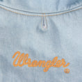 Load image into Gallery viewer, Wrangler® Light Denim Dog Jacket with Sherpa Lining