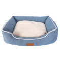 Load image into Gallery viewer, Wrangler® Sherpa Rope-Trimmed Cuddler Box Bed - Light Wash