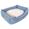 Load image into Gallery viewer, Wrangler® Sherpa Rope-Trimmed Cuddler Box Bed - Light Wash