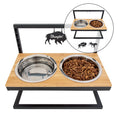 Load image into Gallery viewer, Wrangler Adjustable Elevated Feeder Horse Bison Ornaments luxury boutique pet product from Southlake Paws