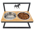 Load image into Gallery viewer, Wrangler® Adjustable Elevated Feeder – Horse & Bison Ornaments