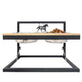 Load image into Gallery viewer, Wrangler® Adjustable Elevated Feeder – Horse & Bison Ornaments