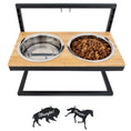 Load image into Gallery viewer, Wrangler® Adjustable Elevated Feeder – Horse & Bison Ornaments