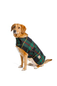 Load image into Gallery viewer, Navy Tartan Plaid Blanket Dog Coat