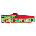 Load image into Gallery viewer, Up Country Ladybugs Wide Cast Brass Dog Collar