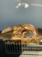 Large Golden Alligator Statue