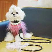 Large Pearl Dog Collar Necklace