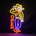 Load image into Gallery viewer, Las Vegas Cowboy Open Neon Signs