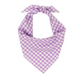 Load image into Gallery viewer, Lavender | Purple Gingham Tie Dog Bandana