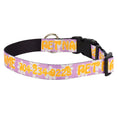 Load image into Gallery viewer, Personalized Lavender Daisy Dog Collar