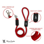 Climbing Rope Dog Leash - Red