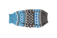 Load image into Gallery viewer, Light Blue Fair Isle Dog Sweater