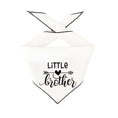 Load image into Gallery viewer, Little Brother - White Dog Bandana