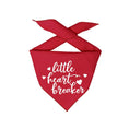 Load image into Gallery viewer, Little Heart Breaker Red Dog Bandana