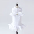 Load image into Gallery viewer, Lil' Angel Dog Cotton Crystal Dress - Designer Dog Clothes from Southlake Paws