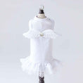 Load image into Gallery viewer, Hello Doggie Lil' Angel Dog Cotton Crystal Dress
