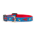 Load image into Gallery viewer, Lobster and Buoy Small Breed Dog Collar