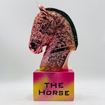 Luxurious Chrome-Plated Horse Statue