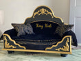 Load image into Gallery viewer, Luxury Dog Bed, Grace Kelly: Black