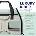 Load image into Gallery viewer, Luxury Rider Pet Carrier with Removable Wheels and Telescopic Handle