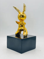 Gold Balloon Rabbit Statue