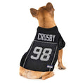 Load image into Gallery viewer, NFL Las Vegas Raiders Maxx Crosby Striped Mesh Dog Jersey