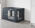 Load image into Gallery viewer, Bowsers Moderno Wood Dog Crate Furniture - Designer Indoor Crate and End Table