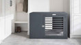 Load image into Gallery viewer, Bowsers Moderno Wood Dog Crate Furniture - Designer Indoor Crate and End Table