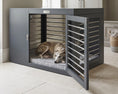 Load image into Gallery viewer, Bowsers Moderno Wood Dog Crate Furniture - Designer Indoor Crate and End Table | Southlake Paws