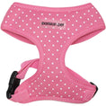 Load image into Gallery viewer, Parisian Pet 'Pink Dot Harness' for Dogs & Cats – Adjustable, Comfortable Pink Polka Dot Dog Harness, Stylish Fit for Small Pets