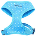Load image into Gallery viewer, Parisian Pet 'Freedom Harness Polka Dot' for Dogs & Cats – Adjustable Blue Dog Harness, Stylish and Durable Fit